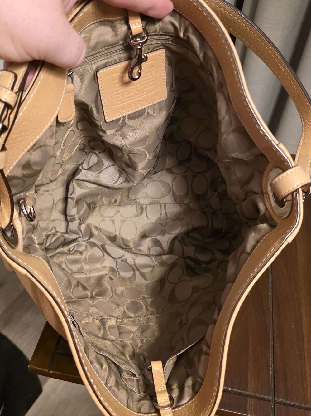 Coach Vintage Soft Milled Slouchy Hobo 5715 - Picture 6 of 9